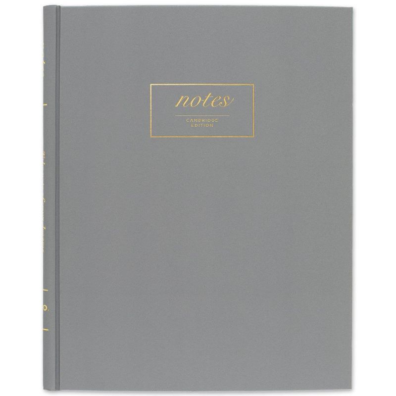 Ruled Journal Workstyle Hardcover Medium Casebound Gray - Cambridge