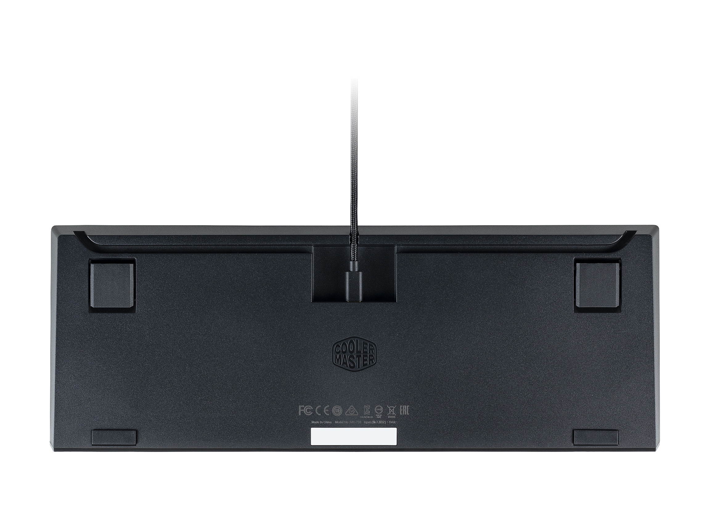 MasterKeys MK750 Mechanical Gaming Keyboard with Cherry MX Blue, RGB Per-Key lighting, and Removable Wrist Rest by Cooler Master