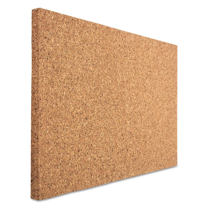Iceberg Designer Cork Bulletin Board 24" x 38" Natural 35010