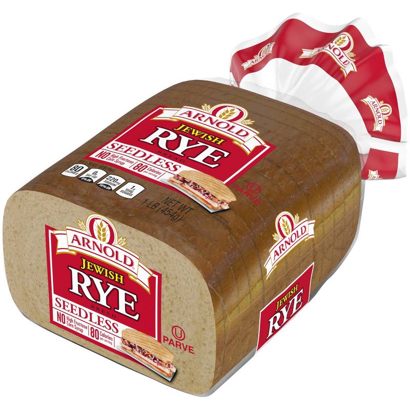 Arnold Seedless Jewish Rye Bread - 16oz