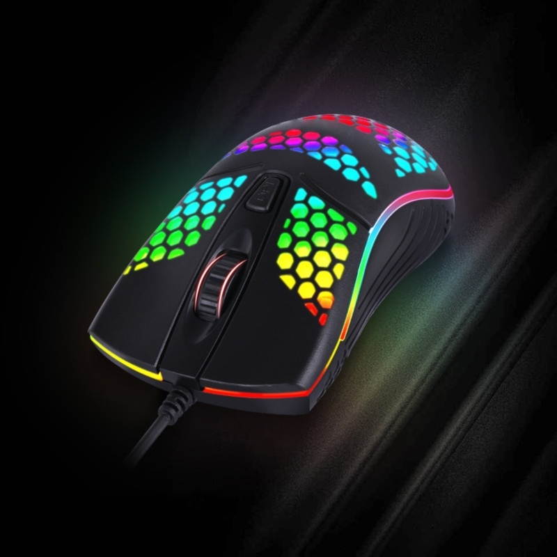 Lightweight Colourful Breathing Light Home Office Computer Wired Gaming Mouse