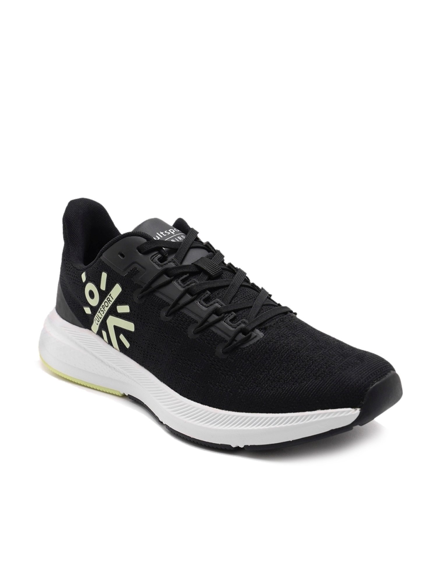 Cultsport Men's Firebird Black Running Shoes