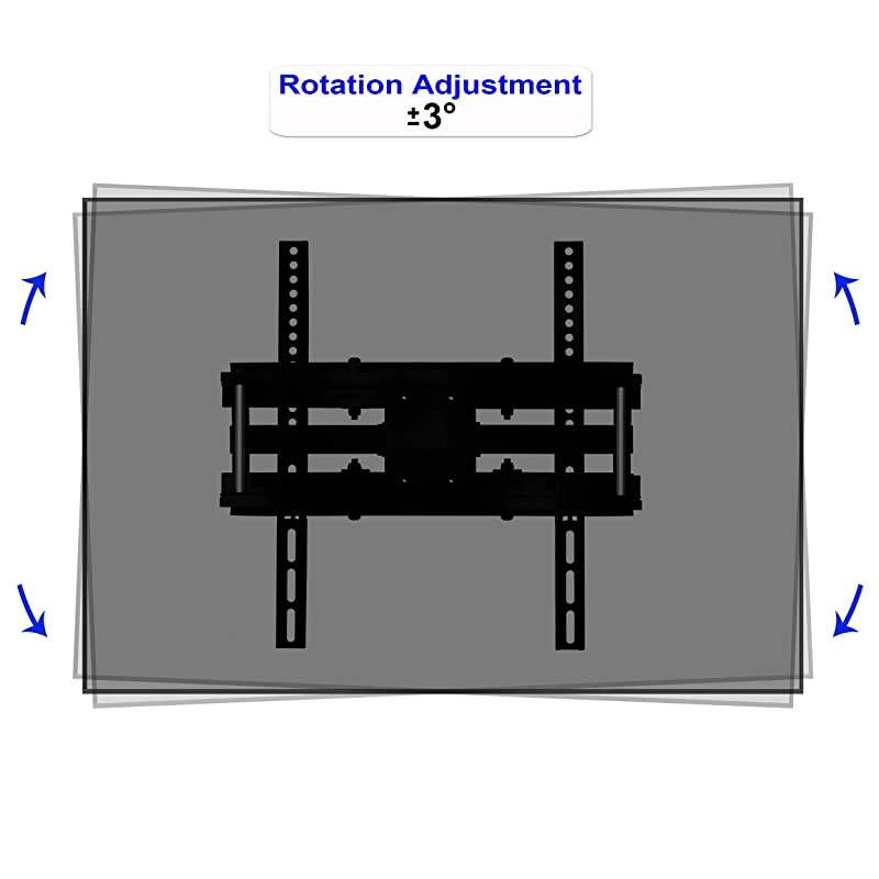 Mounts Dual Articulating Arm TV Wall Mount Bracket for 2065 TVs up to VESA 400 and 115lbs Mounts on Studs up to 16 and Includes a Twisted Veins 10 HDMI Cable amp 6 3Axis Magnetic Bubble