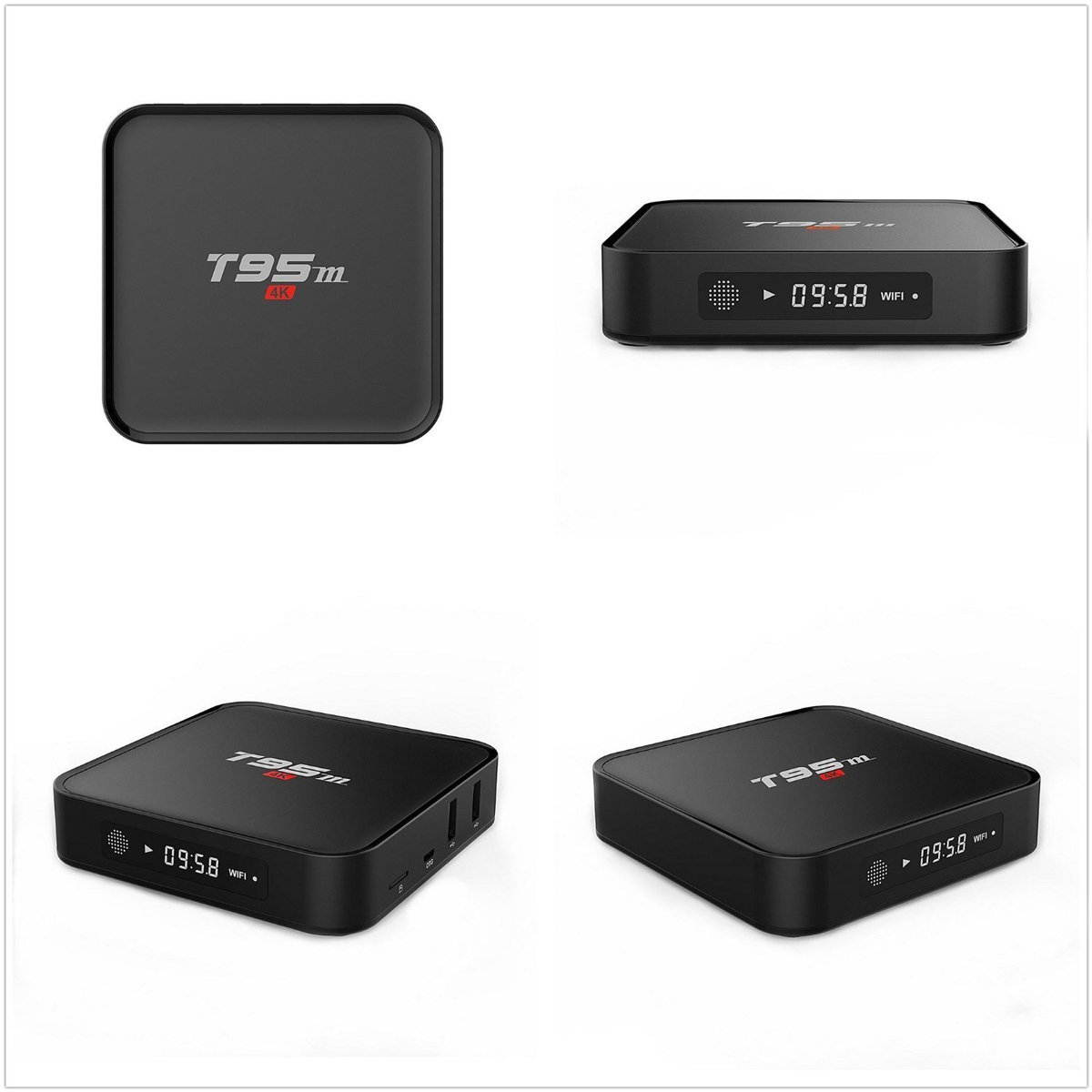 HONGYU T95M 2G/8G Android 6.0 Smart TV Box Amlogic S905X Quad Core with 2.4G Wifi 100M Ethernet LAN 4K Ultra HD 3D OTT TV Media Player
