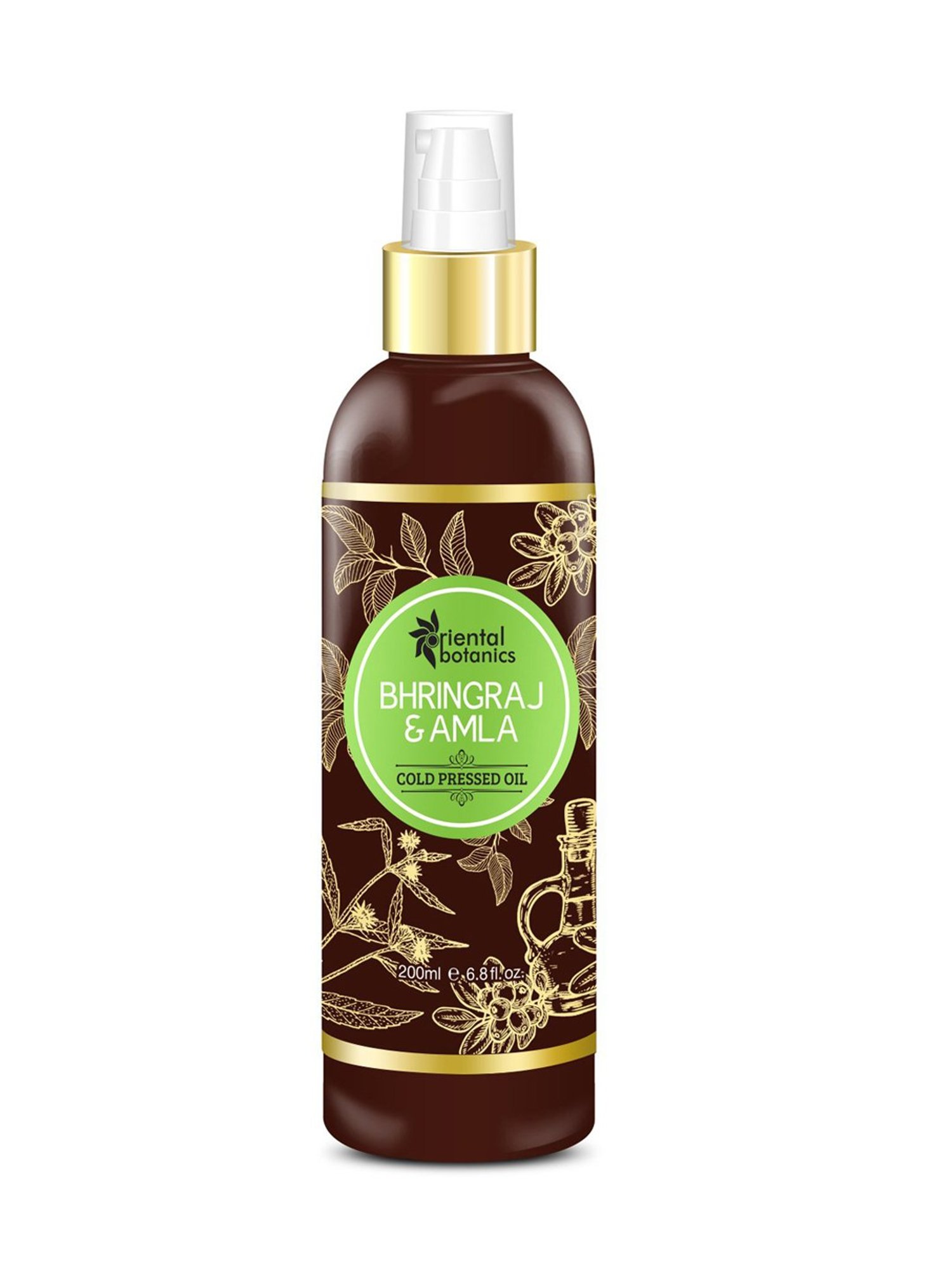 Oriental Botanics Bhringraj & Amla Hair Oil - 200 ml