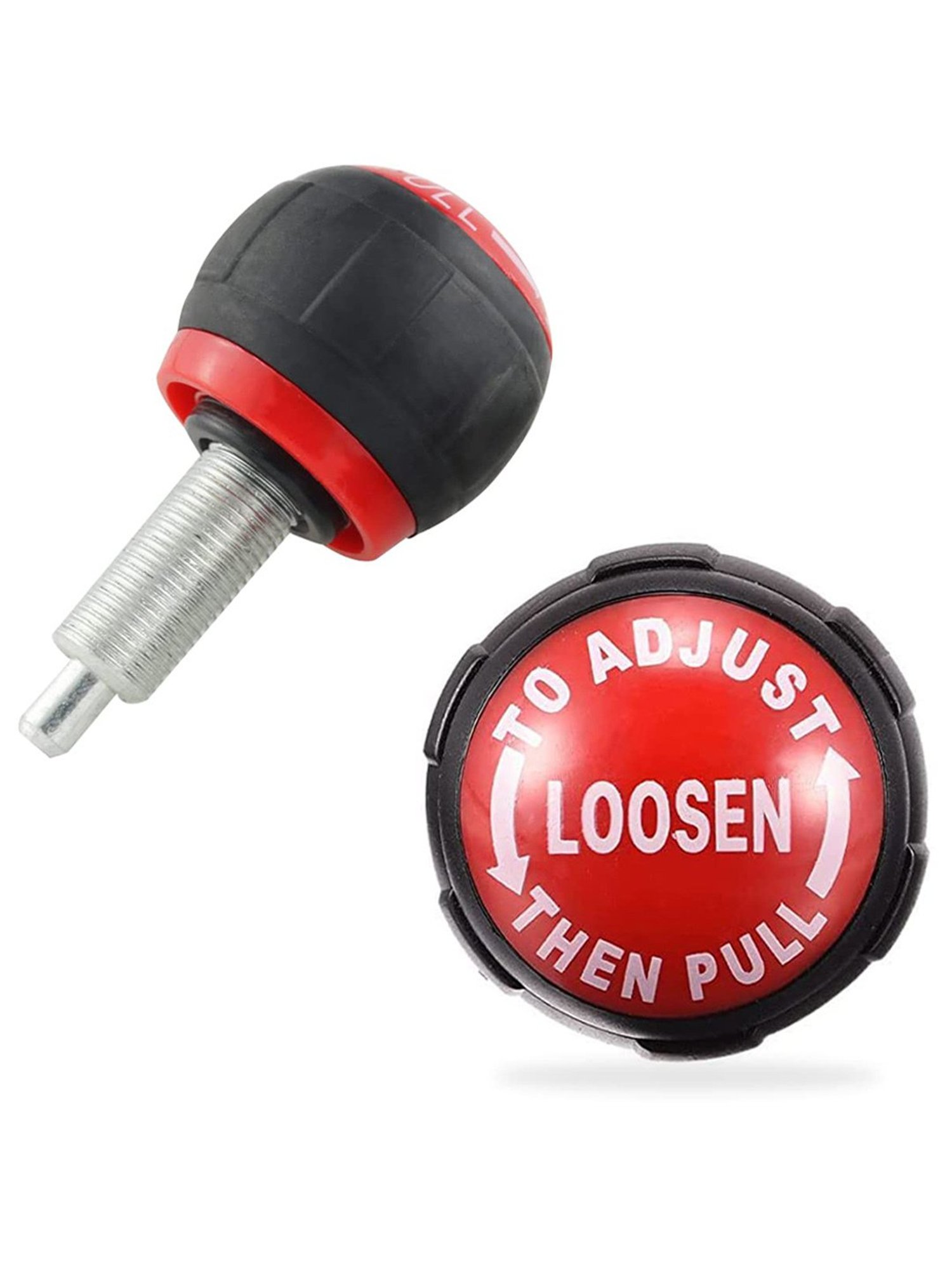 B Fit Pull Pin Spring Knob Replacement Parts 2 Piece (Red)