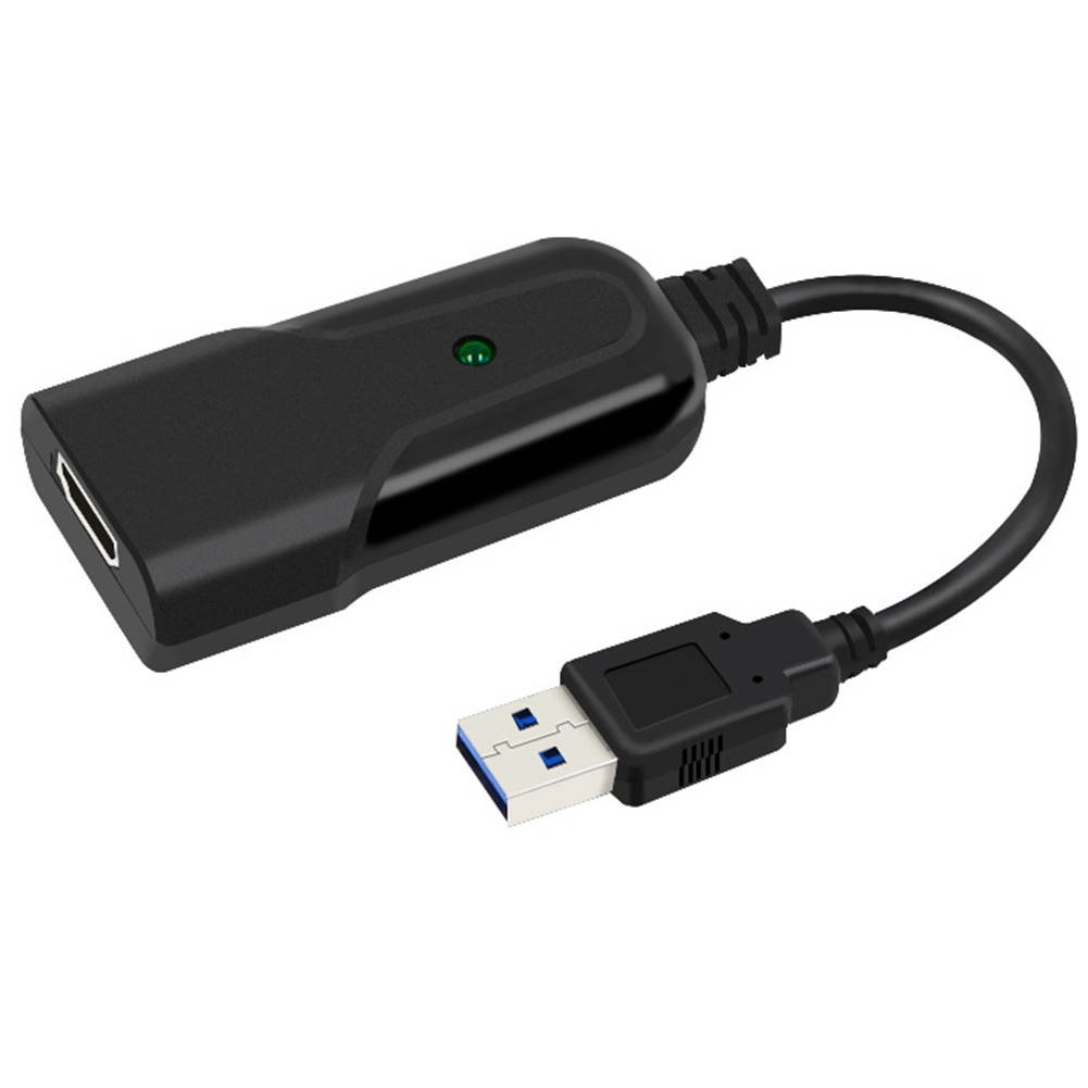 Video Capture Card Plug And Play Adapter Portable USB To HDMI 1080P 60fps Mini