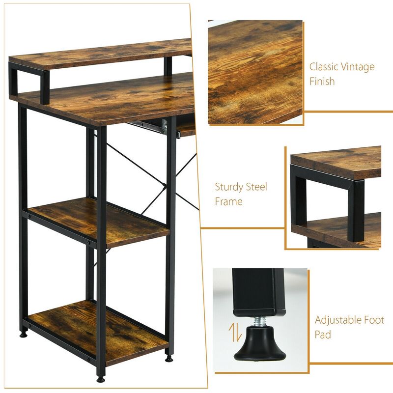 Oren Lacquer Desk White Safavieh - Safavieh