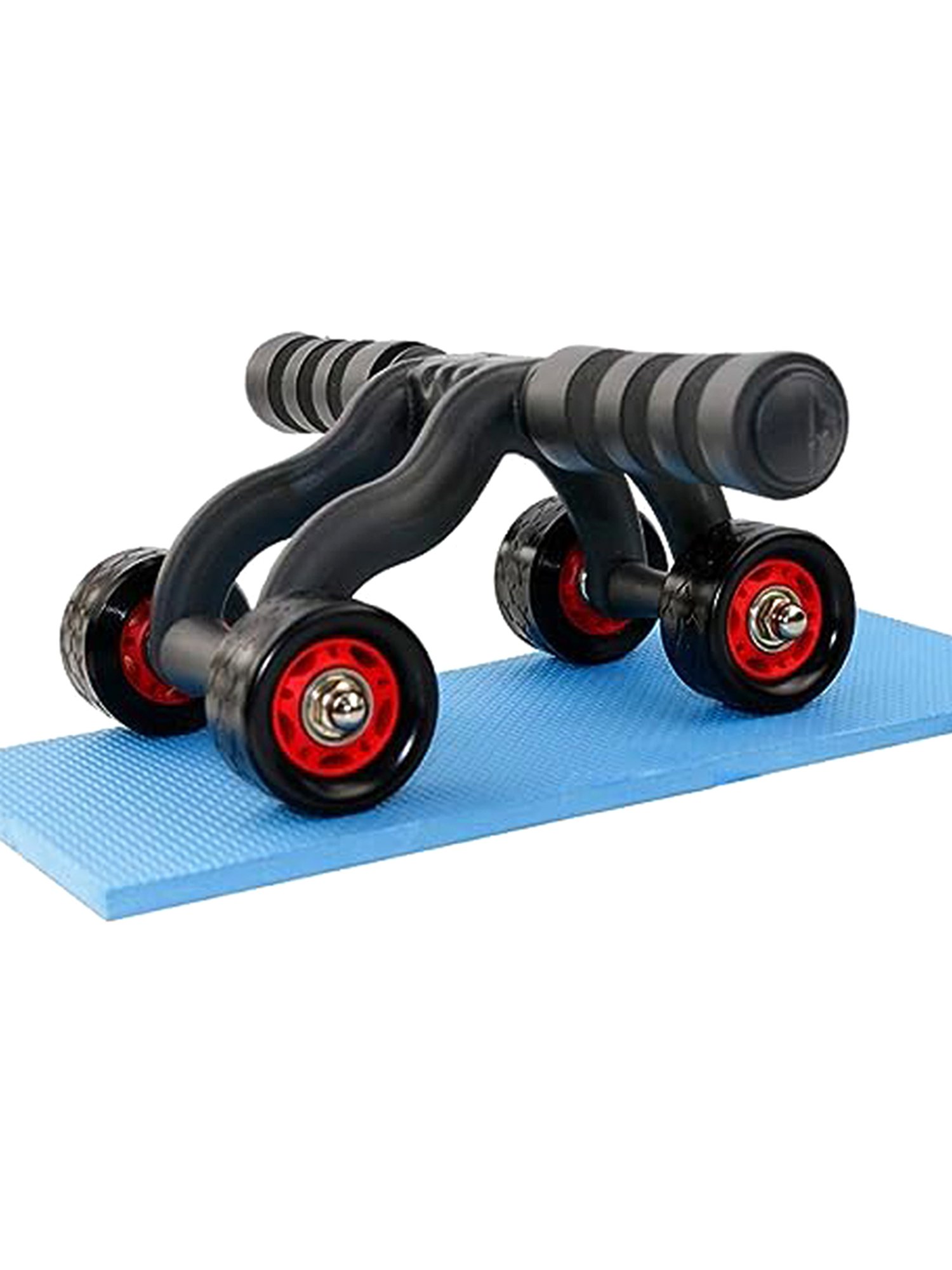 HealthSense YM 602 Yoga Mat (Black & Grey)