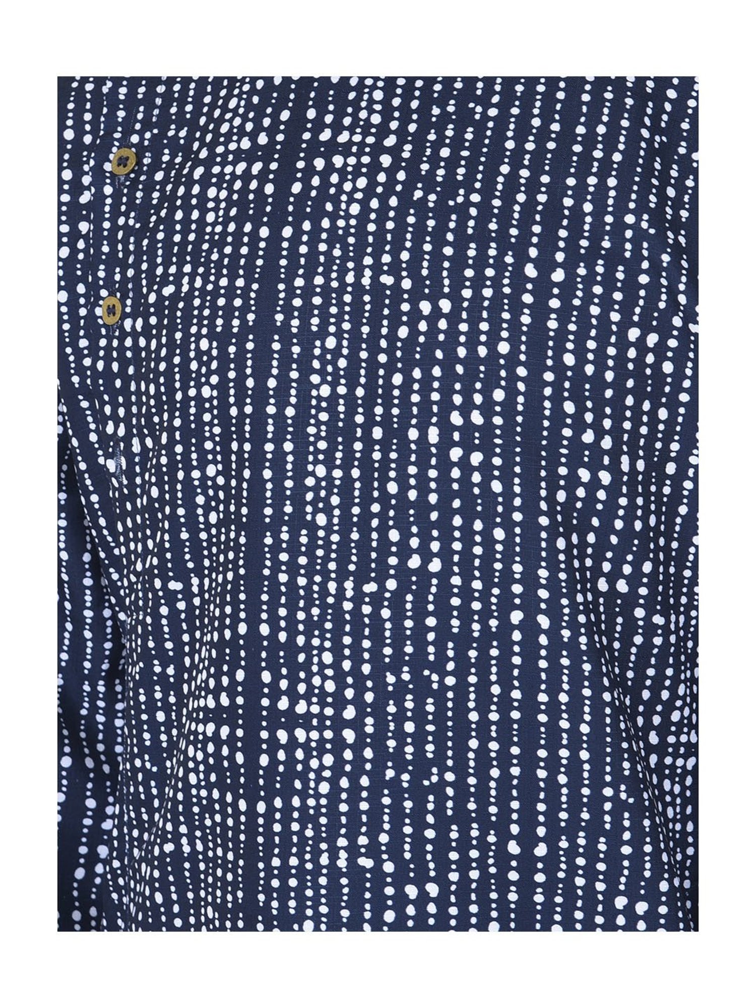 TABARD Kids Blue & White Printed Kurta + Pyjamas