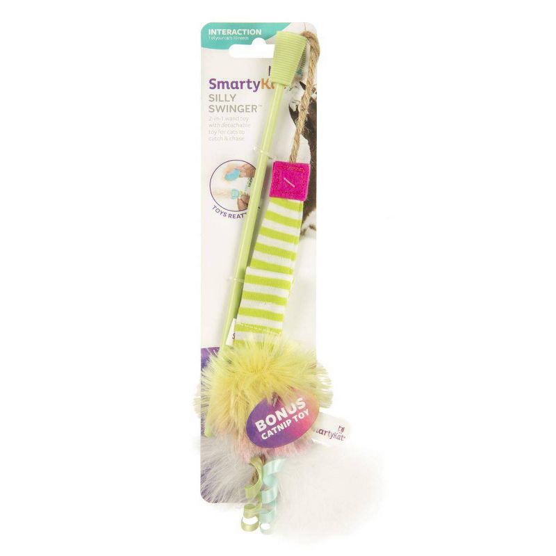 SmartyKat Silly Swinger Cat Toy Wand