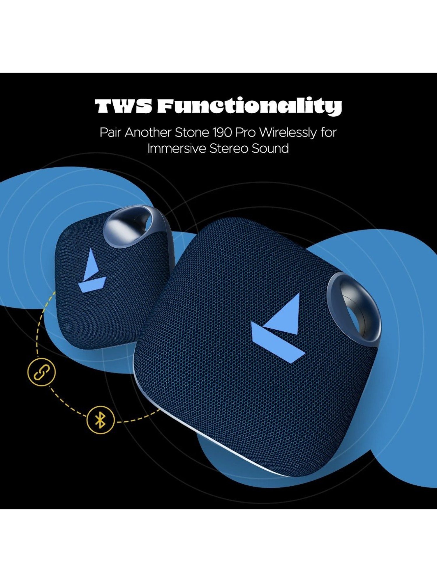 BPS5 5 quot Outdoor Weather Resistant Bluetooth Patio Speakers Pair White