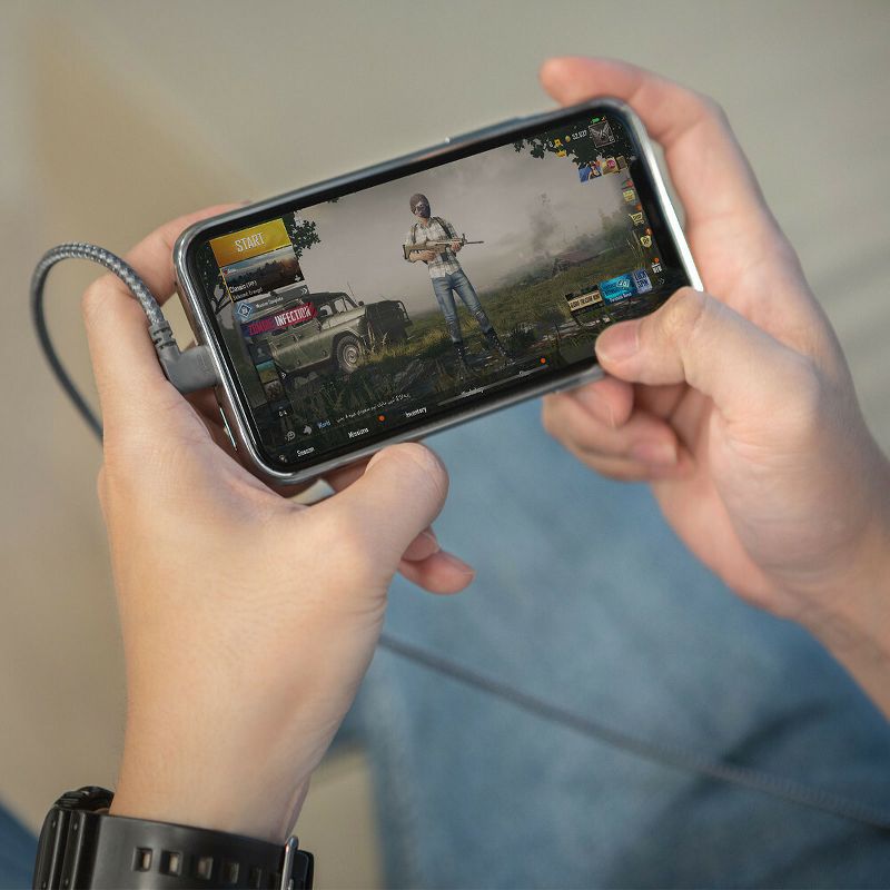 Moshi Integra Lightning/USB-C Data Transfer Cable - 5 ft Lightning/USB-C Data Transfer Cable for Phone, iPhone, iPad, iPod