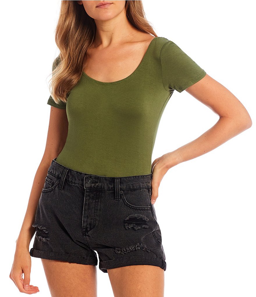 Honey & Sparkle Cross Back Short Sleeve Bodysuit