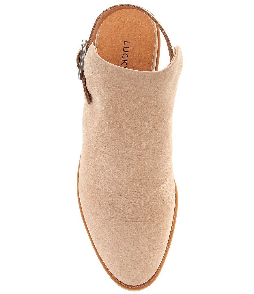 Lucky Brand Farryn Nubuck Slingback Low Heel Shooties