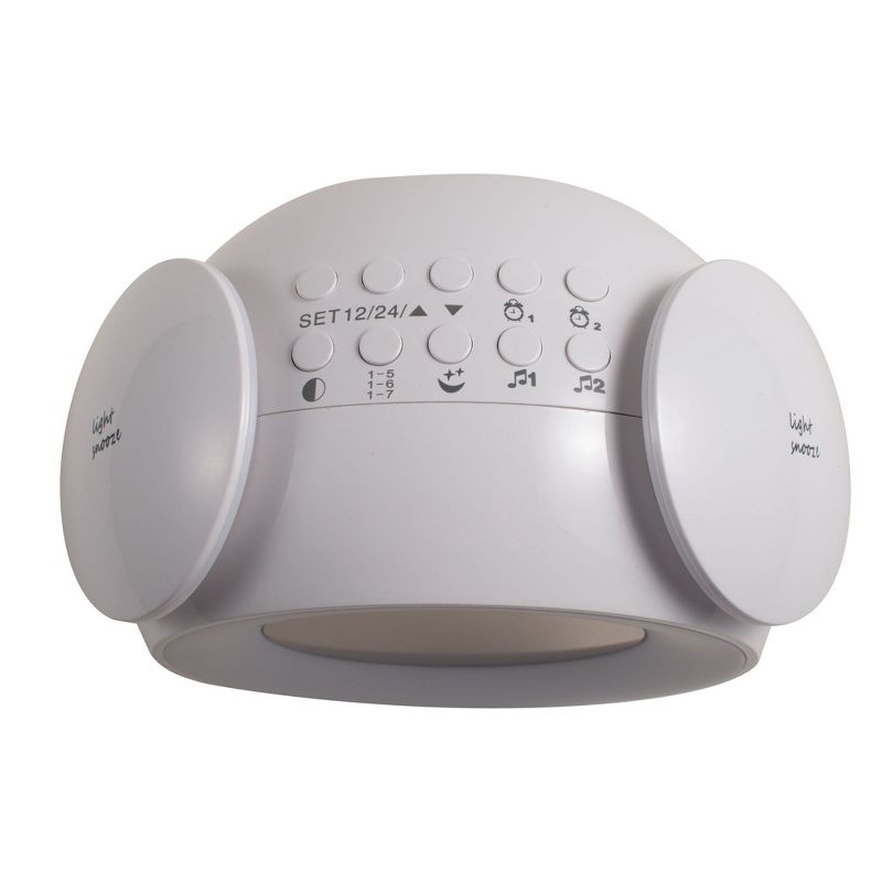 Small Weathered Table Clock White - Stonebriar Collection