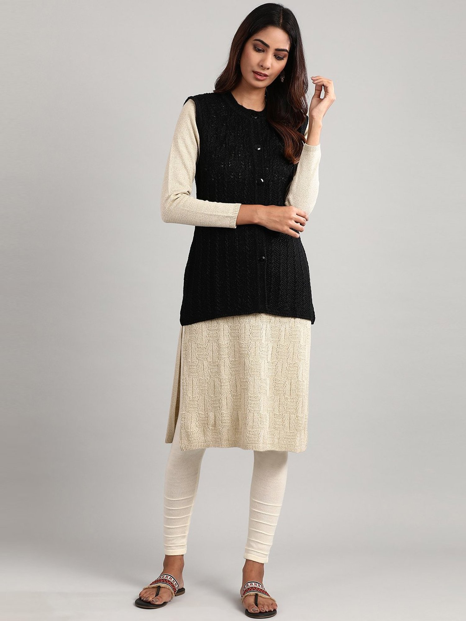 Aurelia Black Crochet Pattern Cardigan