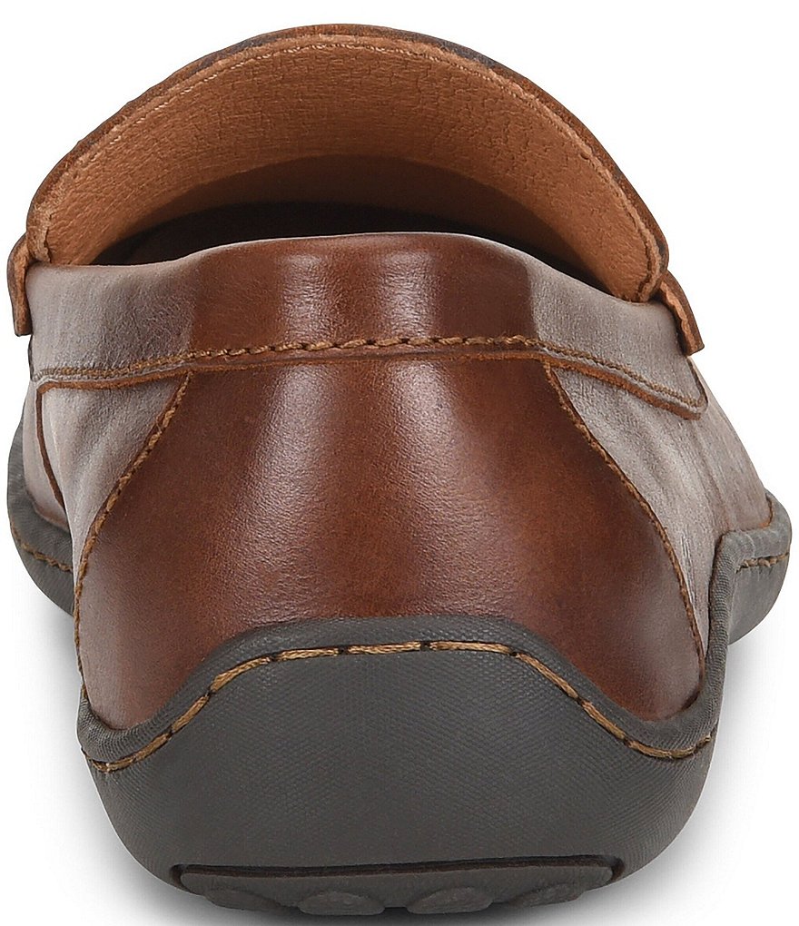 Born Men's Simon II Tan Leather Penny Loafer