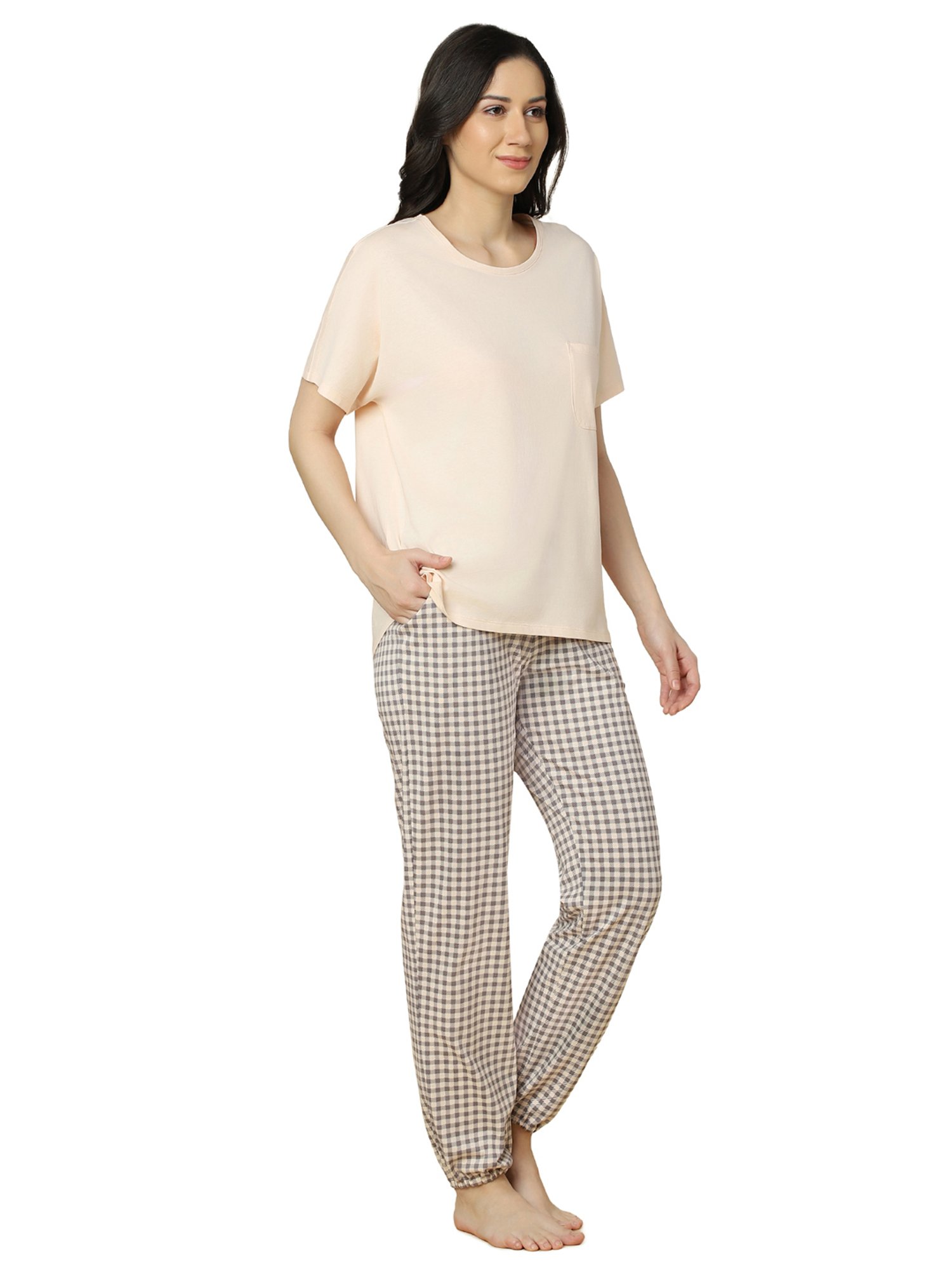 Triumph Beige Cotton T-Shirt