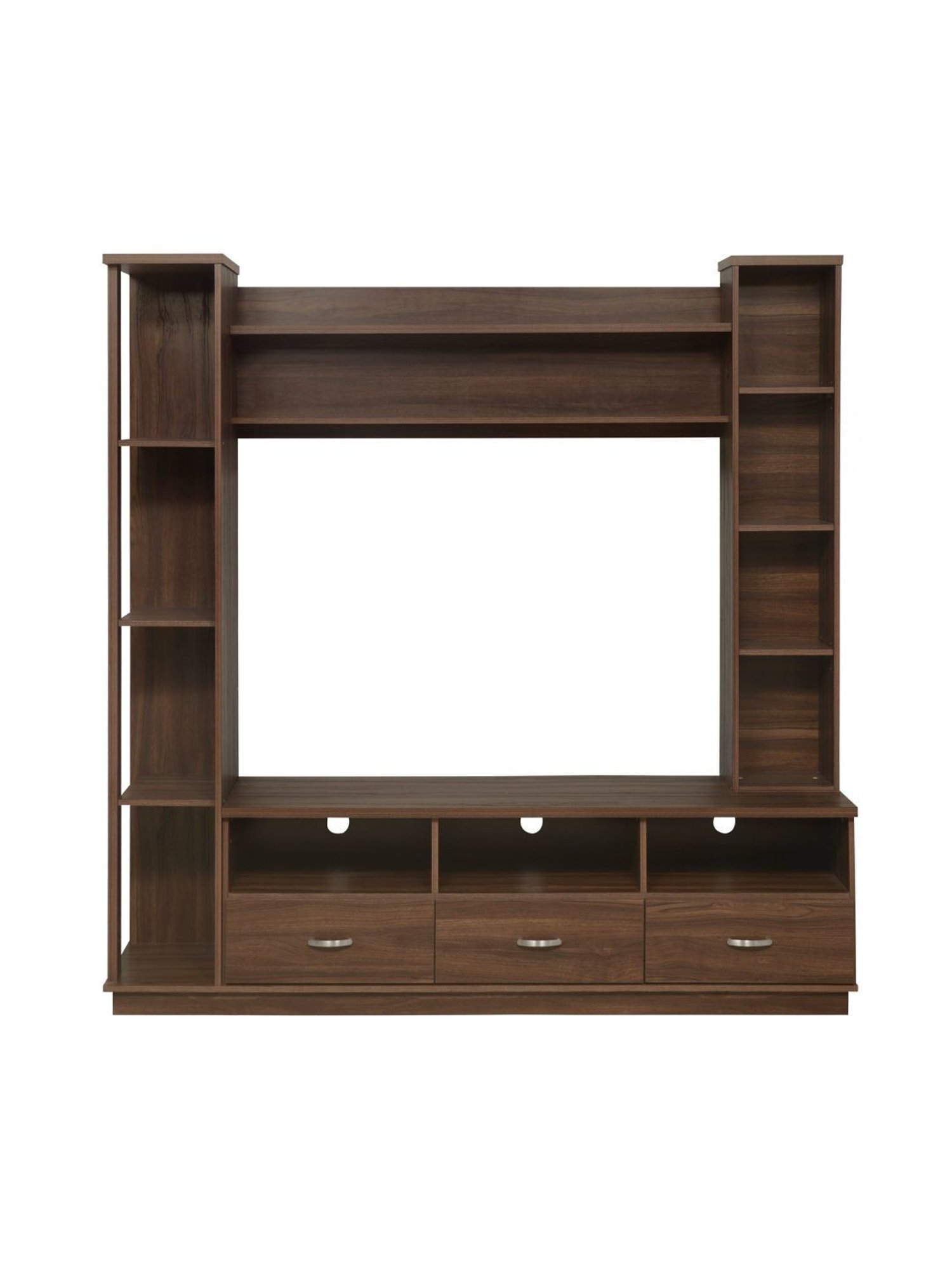 Nilkamal Cora White Engineered Wood TV Entertainment Unit with 2 Shelves