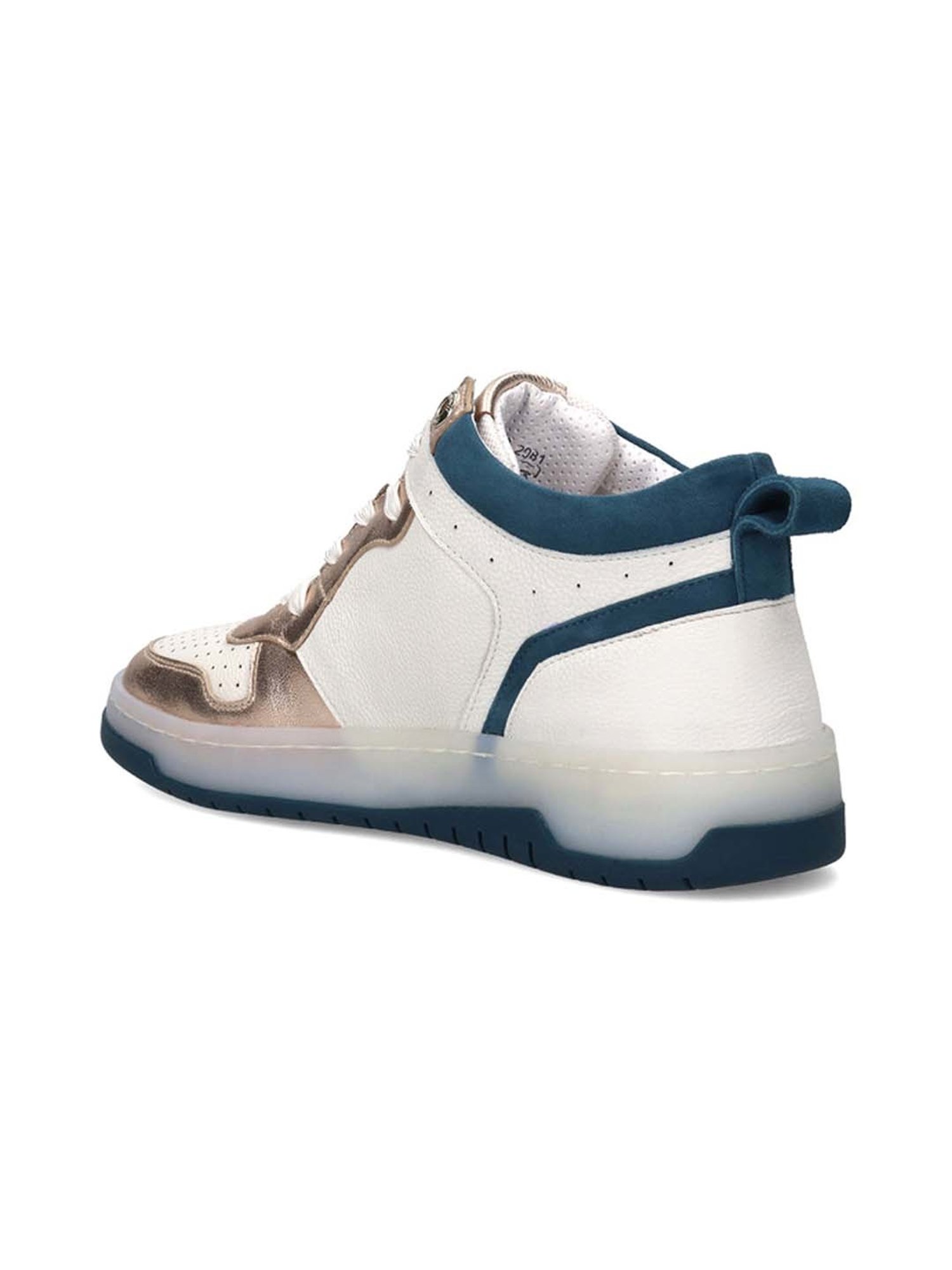 Bagatt Women's Sting White Ankle High Sneakers