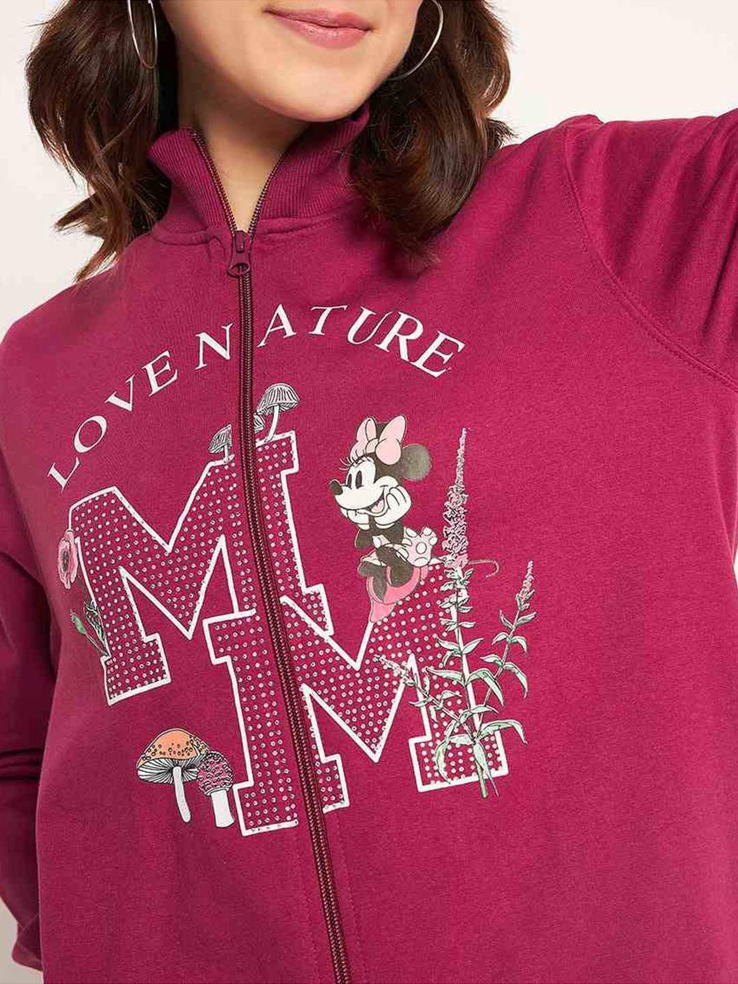 MADAME M Secret Purple Printed Sports Tracksuit