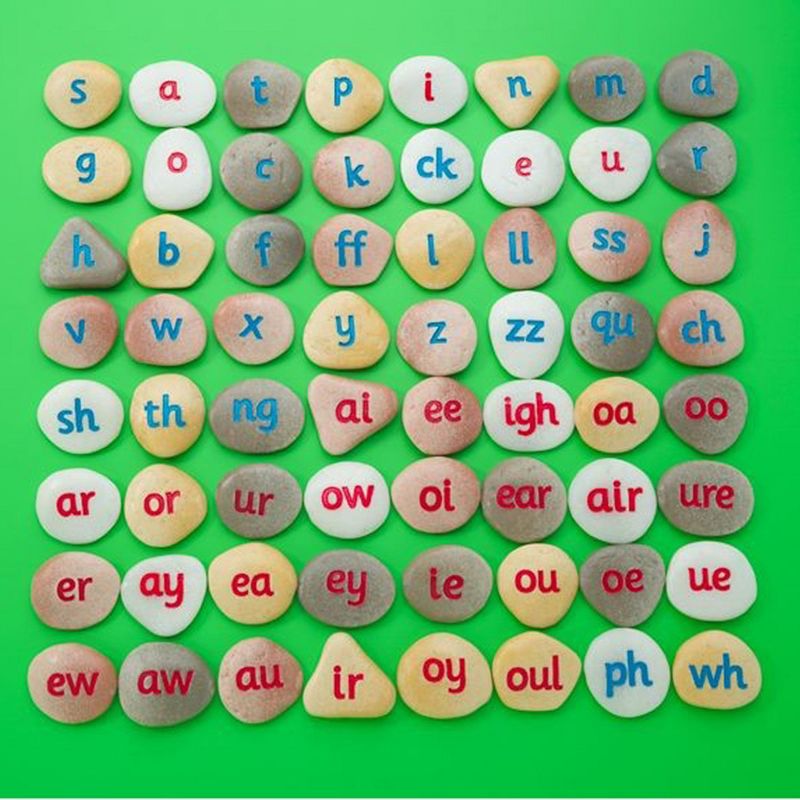 Yellow Door Phonics Pebbles for Letter Recognition and Word-Building