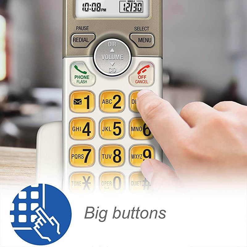 EL51103 DECT 60 Phone with Caller IDCall Waiting 1 Cordless Handset Silver