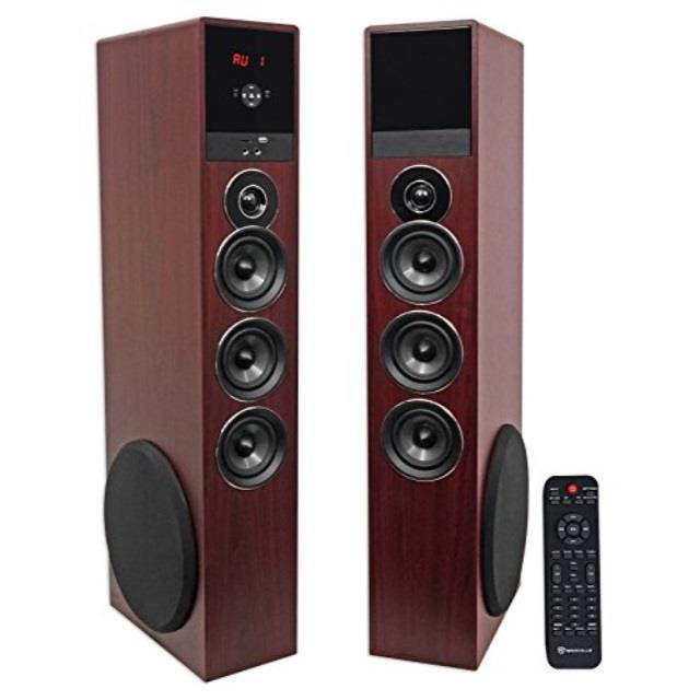Rockville TM150C Bluetooth Home Theater Tower Speaker System (2) 10" Subwoofers!