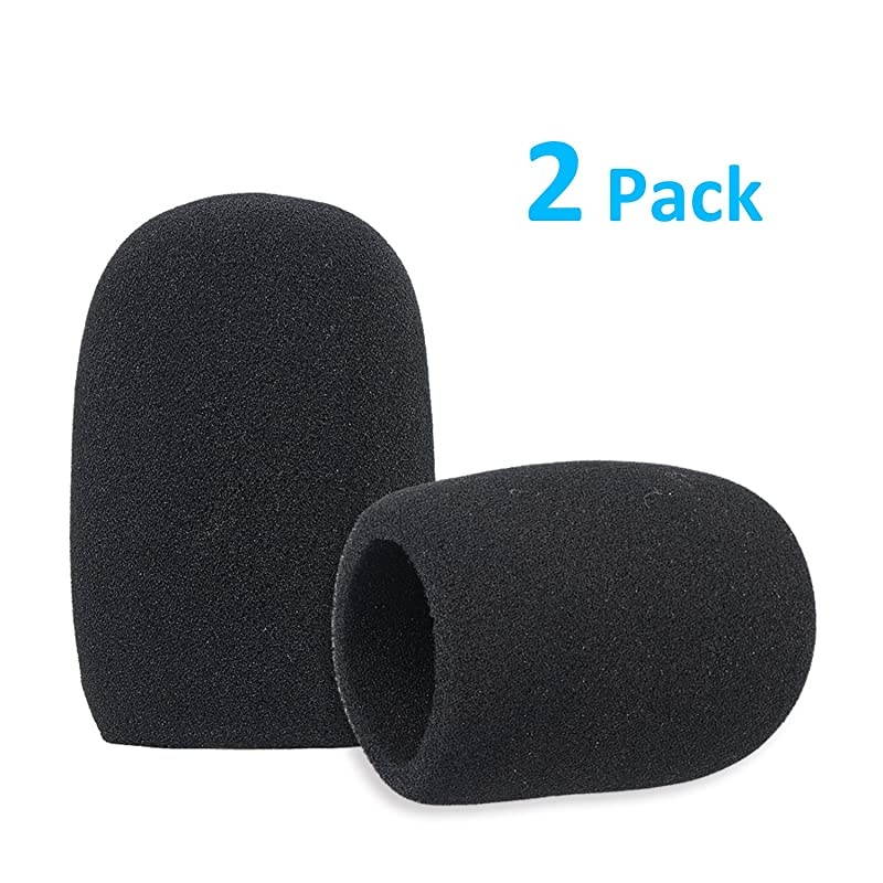 Windscreen Foam Cover Windscreen Pop Filter for Audiotechnica AT2020 Condenser Studio Microphone 2 PACK