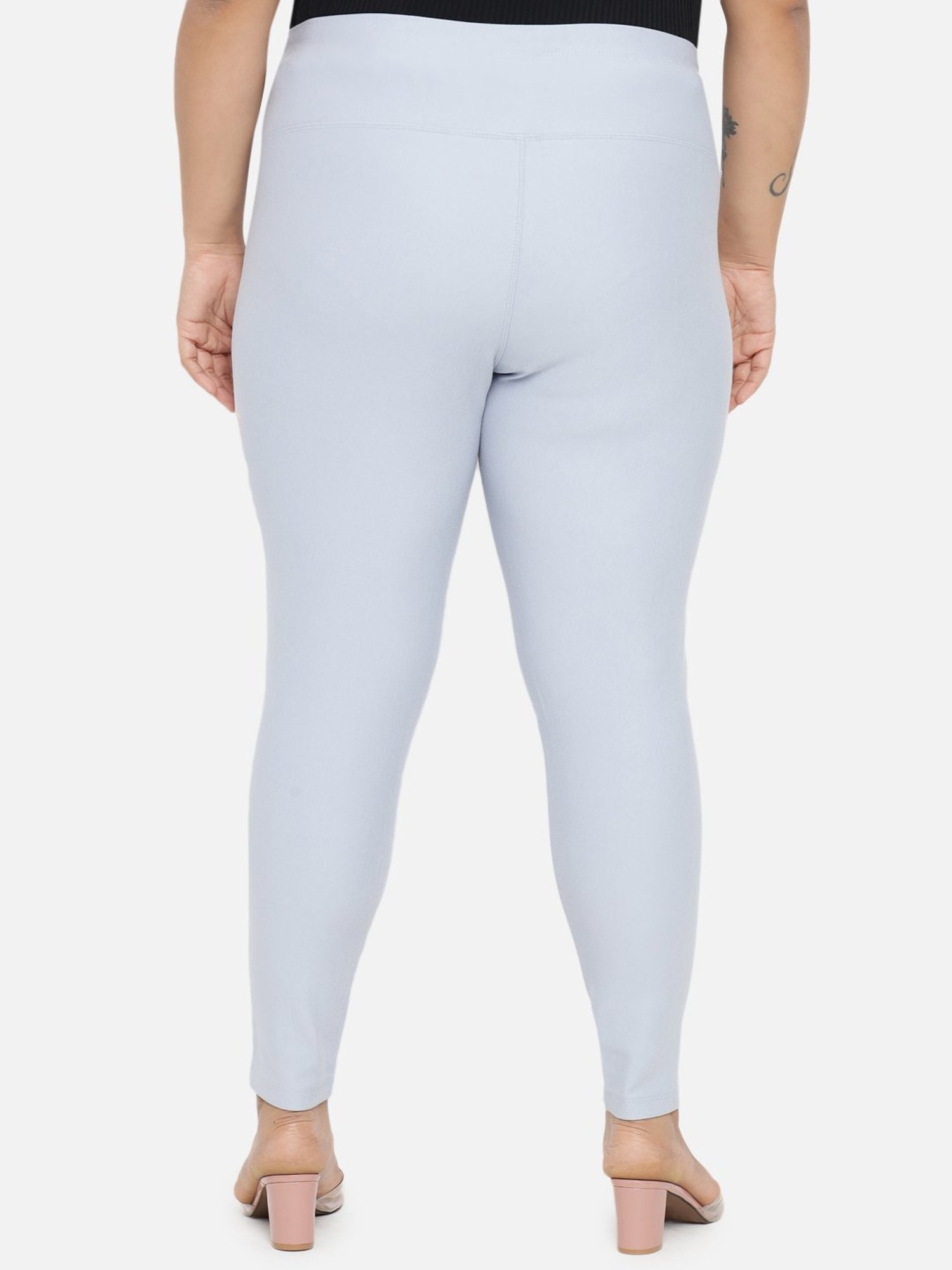 Amydus Purple Mid Rise Jeggings