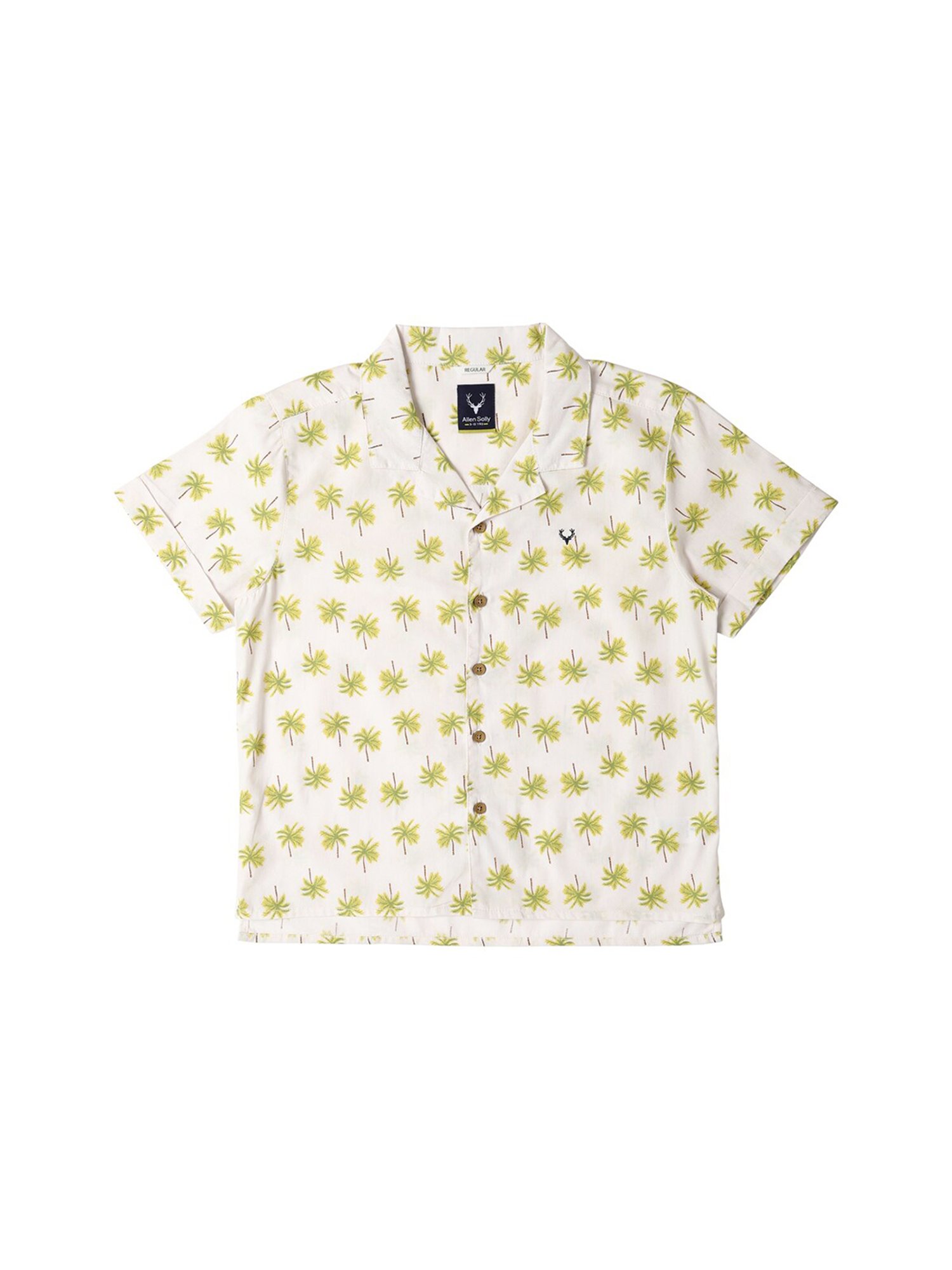 Allen Solly Junior White Printed Shirt