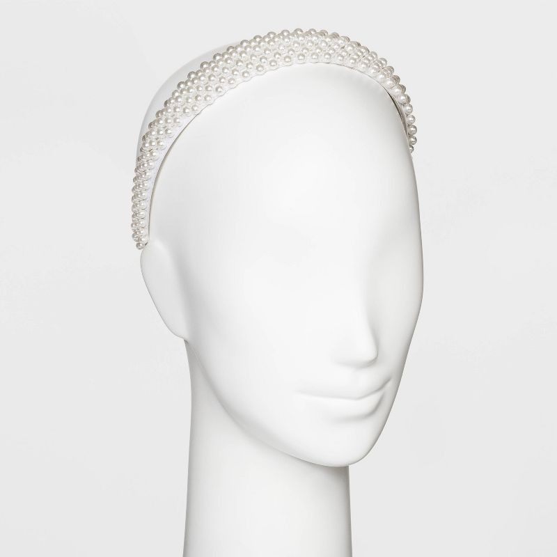SUGARFIX by BaubleBar Modern Pearl Headband - Pearl