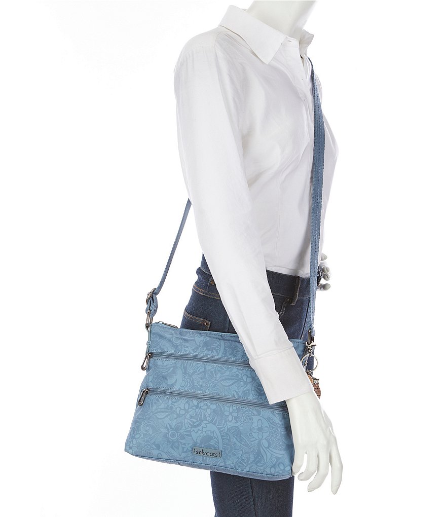 Sakroots Basic Zip Top Crossbody Bag