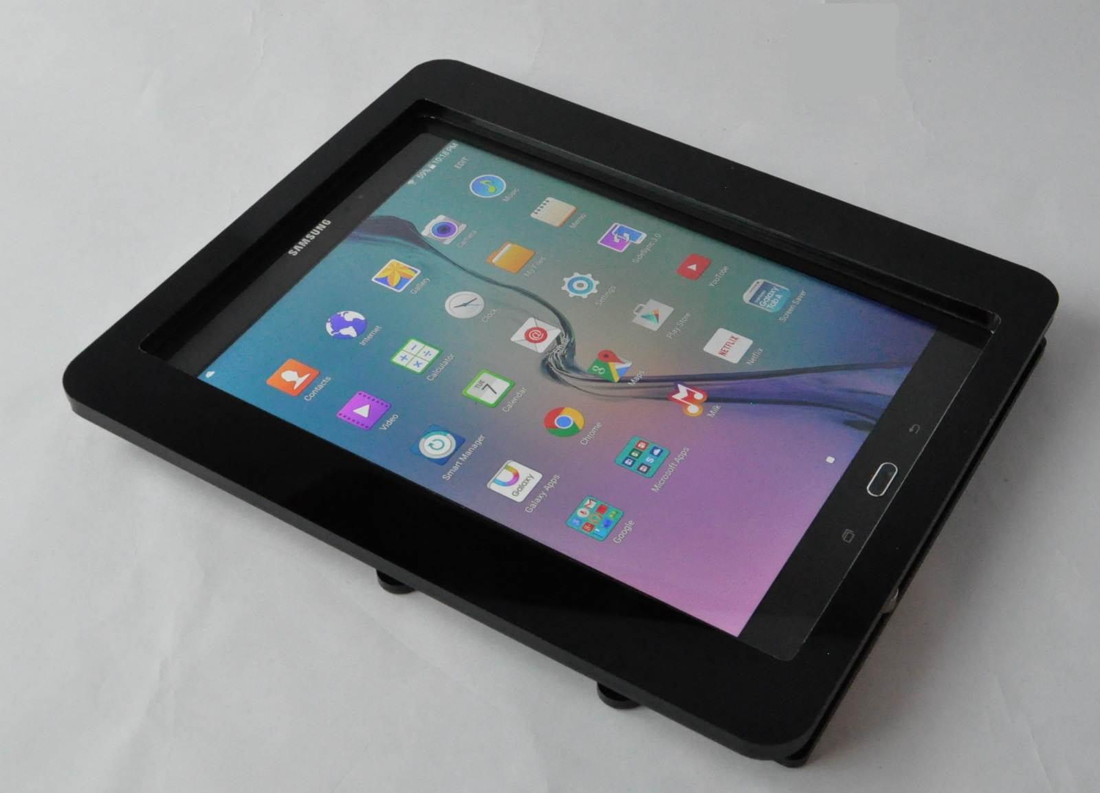 Samsung Galaxy TAB A 9.7 Security Anti-Theft Acrylic Enclosure with Wall Mounting Kit for Kiosk, POS, Show, Store Display