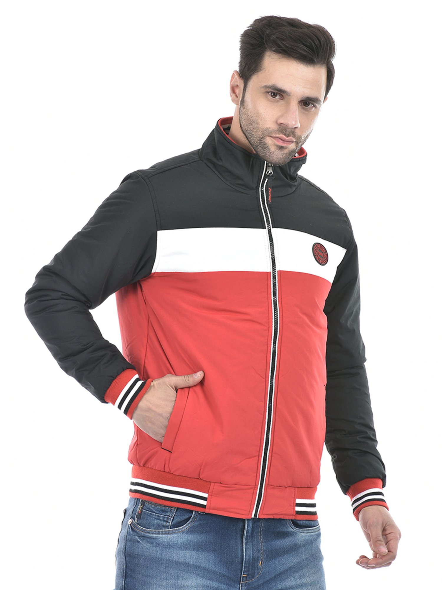 Lawman Pg3 Multicolor Regular Fit Printed Cotton Reversible Jacket