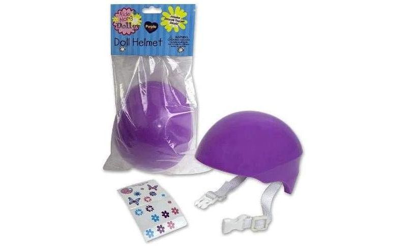 Dress Along Dolly Purple Bike Helmet for American Girl Doll