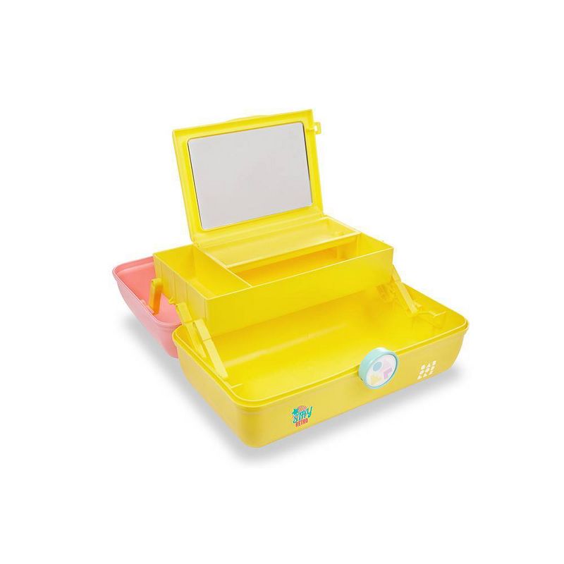 Caboodles On The Go Girl Cosmetic Bag - Pink and Yelllow