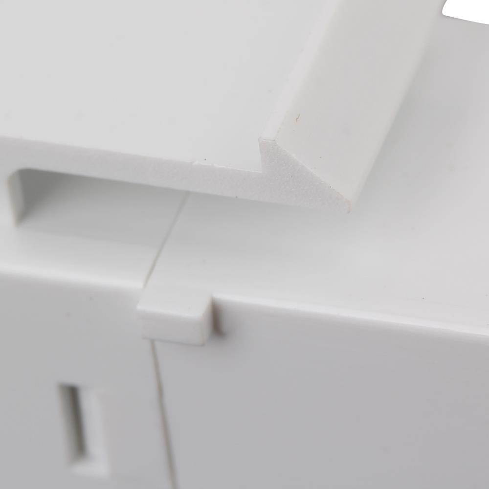 5pcs Cat5 RJ45 Coupler Female Adapter For Keystone Panel White