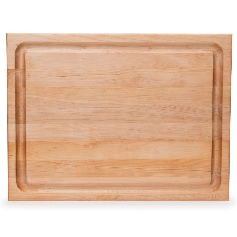 John Boos Block 18 Inch Wide Reversible Cutting/Carving Board with Juice Groove, 24 x 18 x 1.5 Inch, Solid Maple Wood