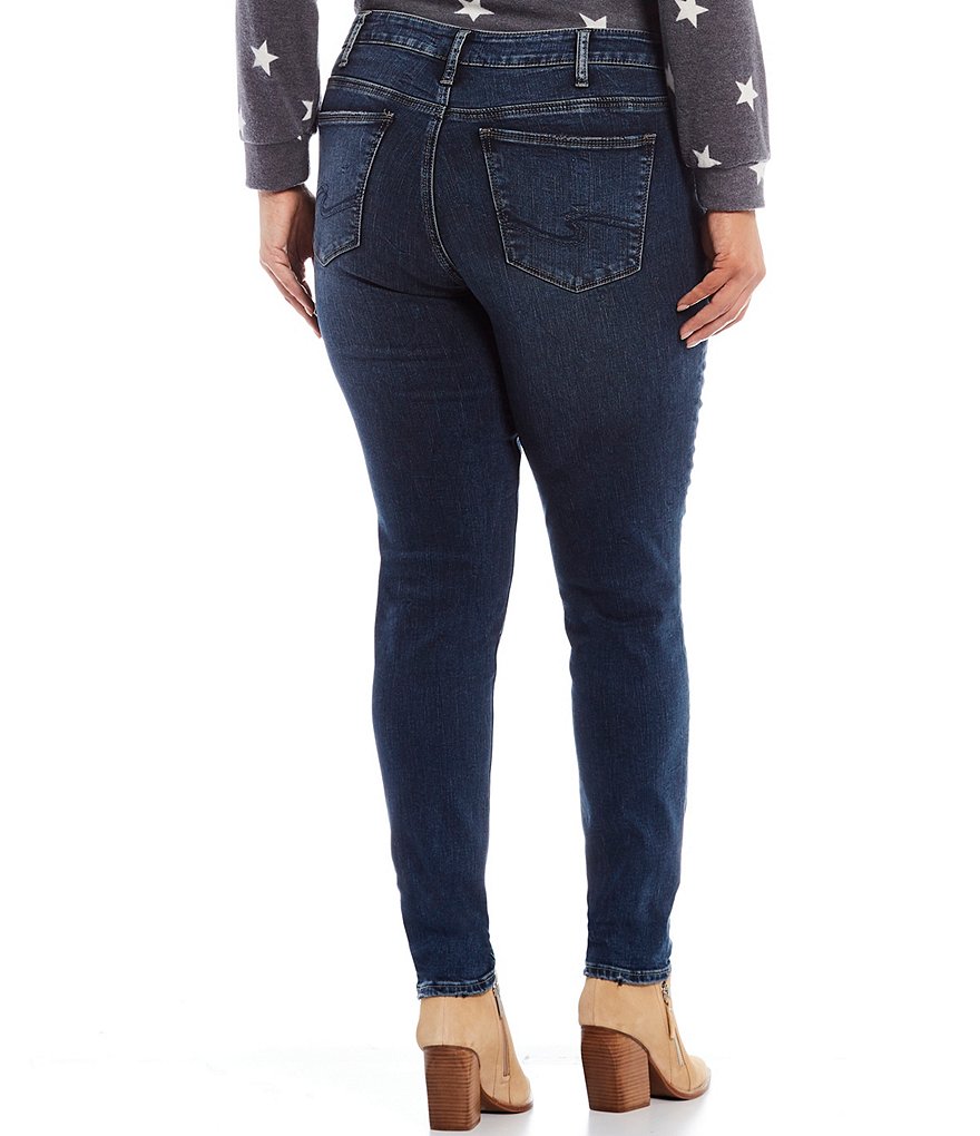 Ruby Rd. Plus Size Super Soft Stretch Denim Straight Leg Jeans