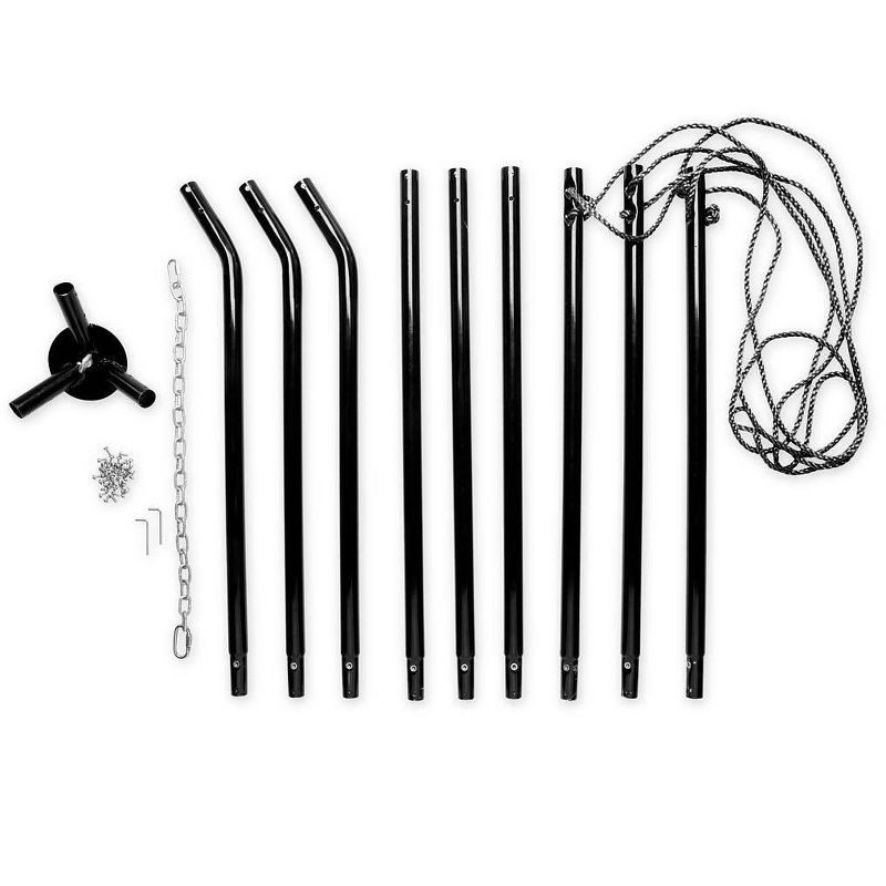 HearthSong Family HugglePod HangOut Stand for Hanging Chairs and Play Tents, Includes Hanging Hardware