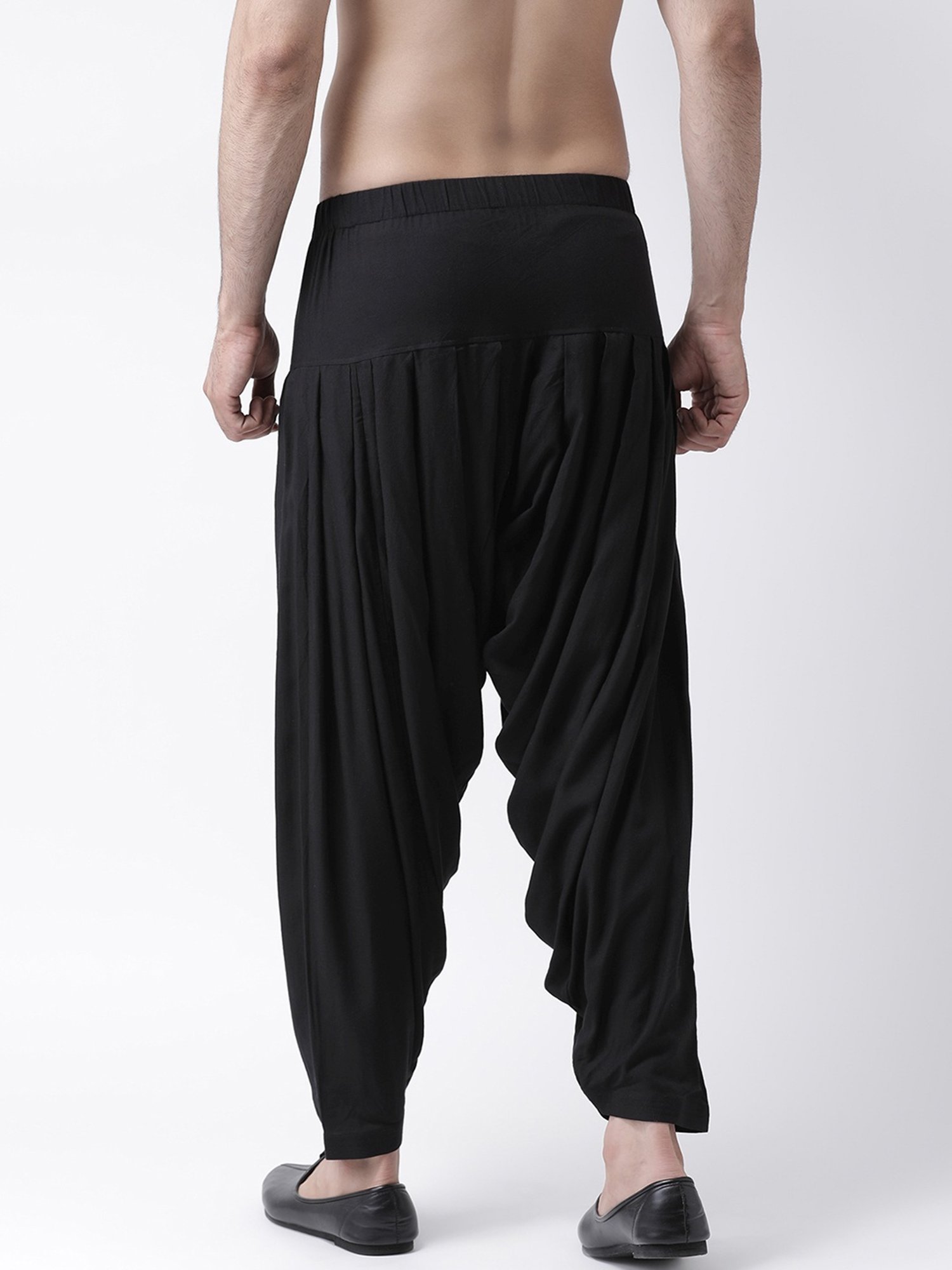 Ramraj ALAMEEN White Cotton Solid Dhotis