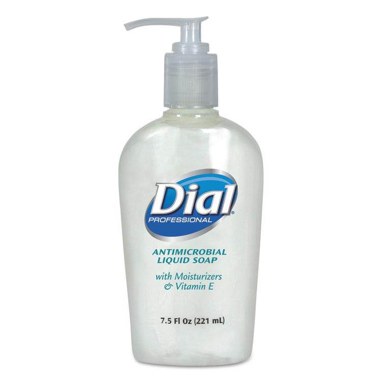 Liquid Dial Antimicrobial with Moisturizers and Vitamin E, 7.5 oz Dcor