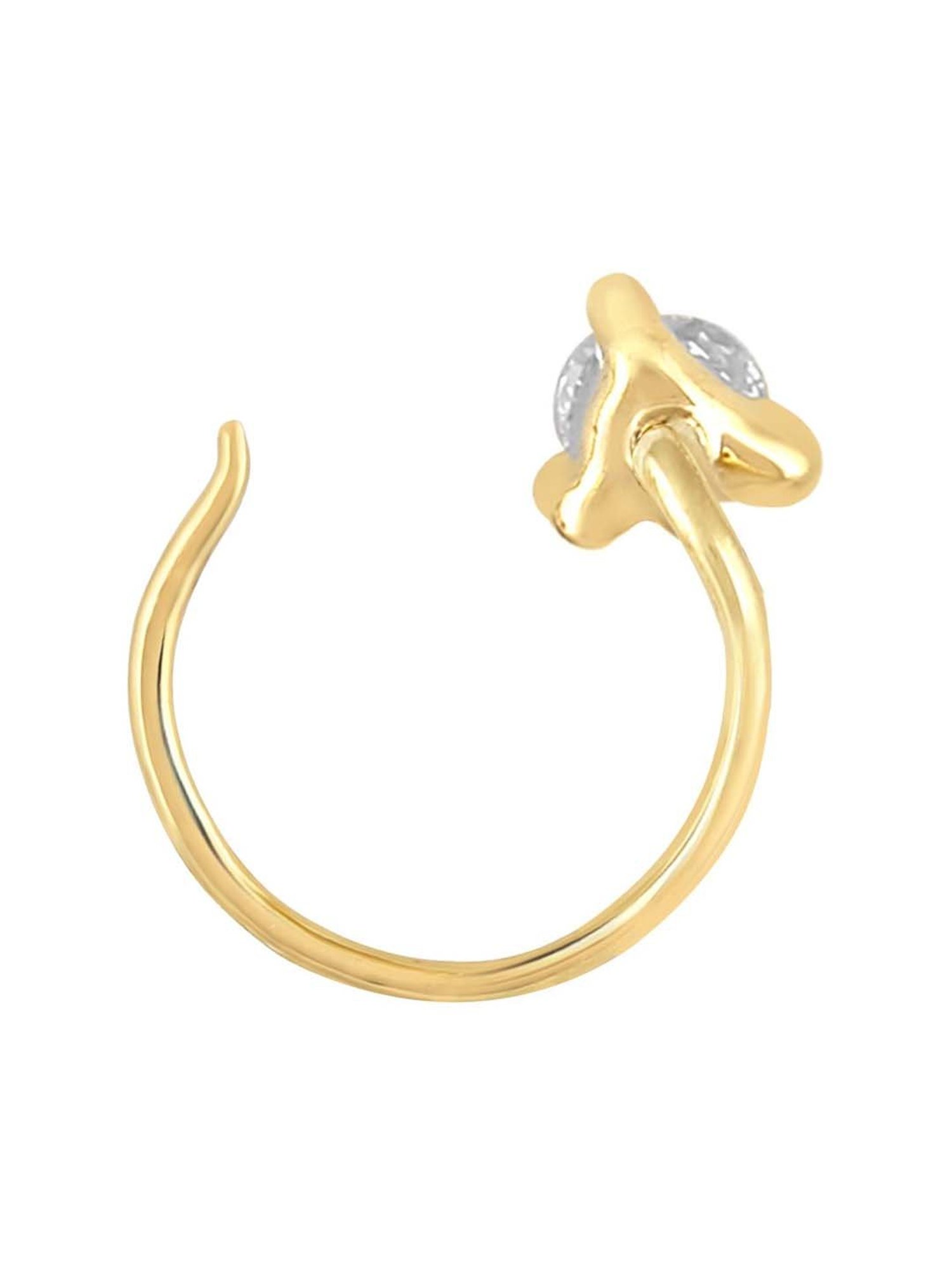 Malabar Gold and Diamonds 18 kt Gold & Diamond Nosepin