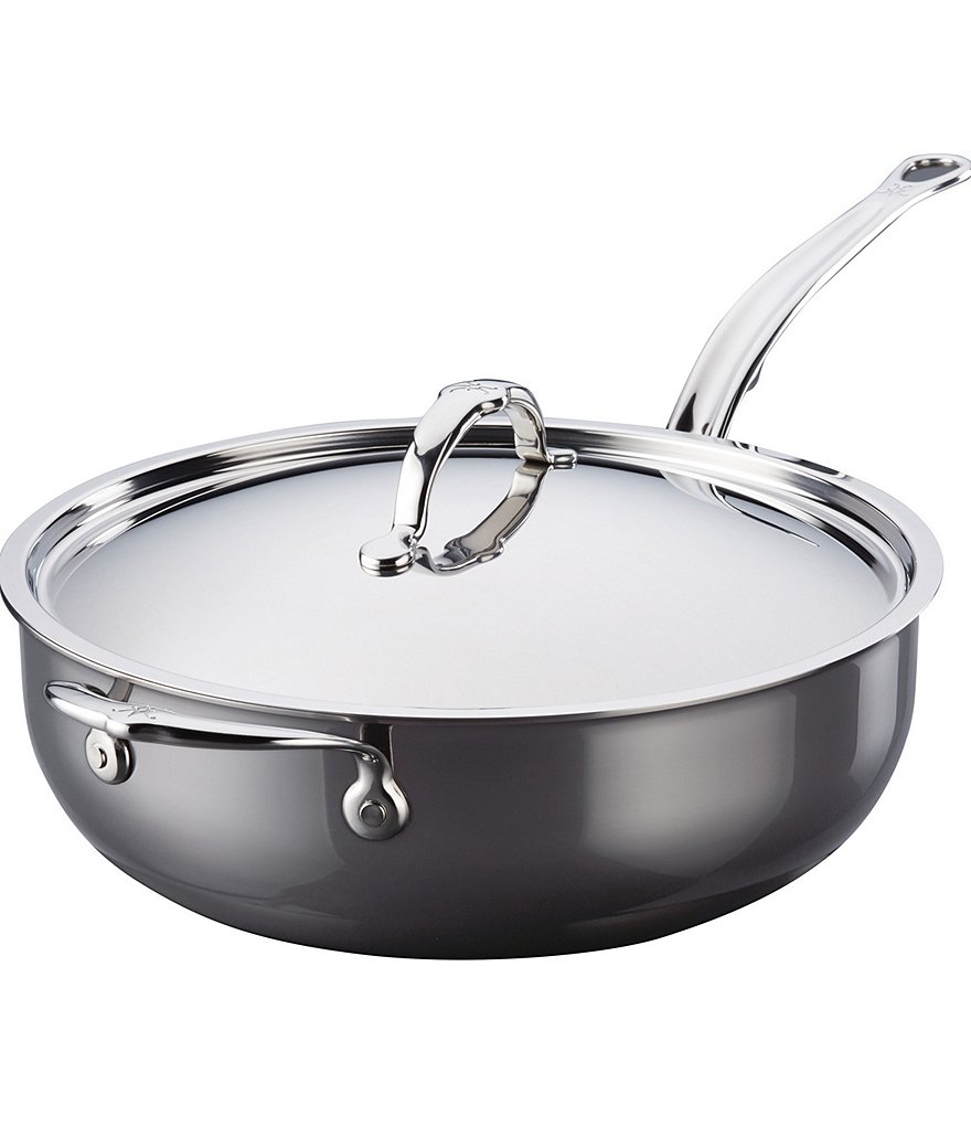 Hestan NanoBond Titanium Stainless Steel Essential Pan, 5 Quart