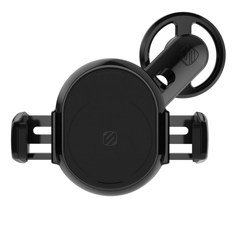 Scosche MagicGrip Vent mount with 10W Qi Charging - Black