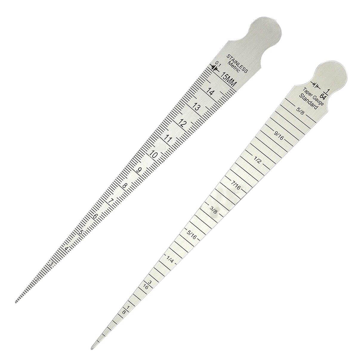 Stainless Steel Welding Inspection Gauge Taper Inch And Metric Welding Gauge Gage Test Ulnar Welder Inspection
