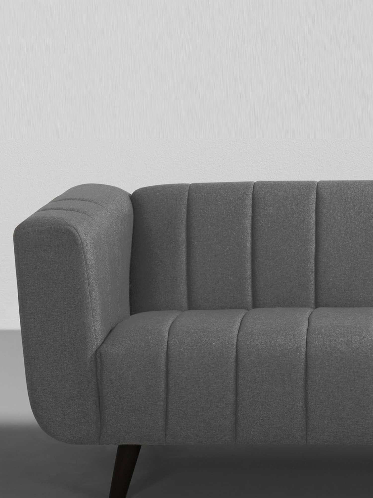 Sleepyhead Kiki Graphite Grey Fabric 2 Seater Sofa