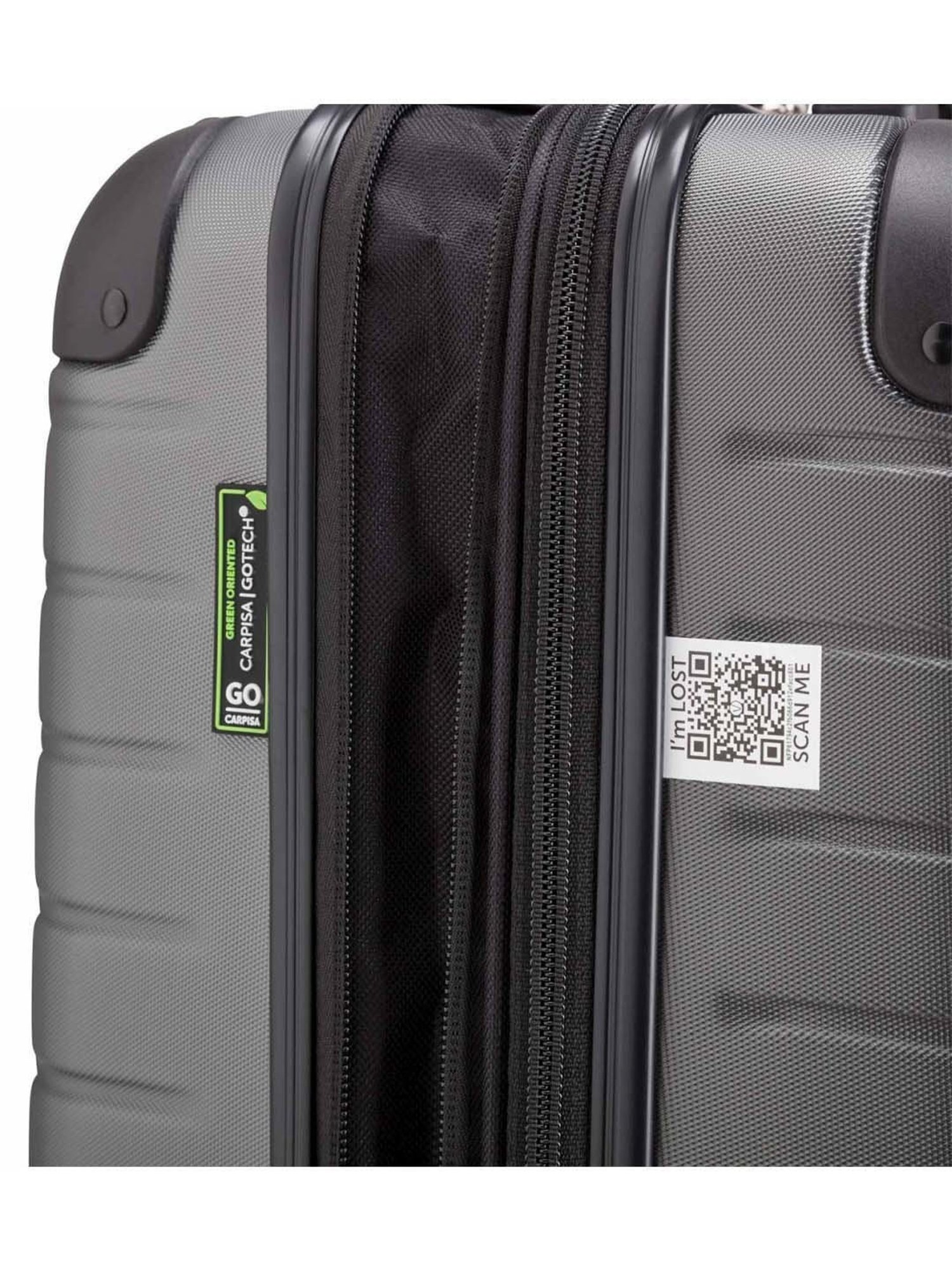 Assembly Green Textured Small Cabin Trolley - 20 inch